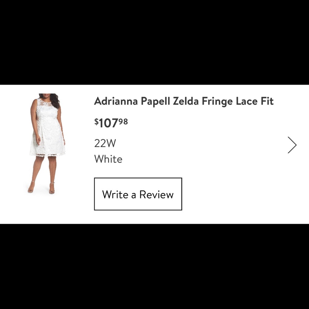 Adrianna Pappelle Dress - floral stitching
